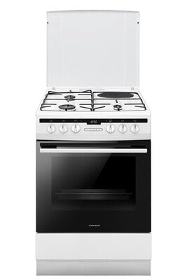 Cuisinière mixte Thomson TMMP63.3WH blanche