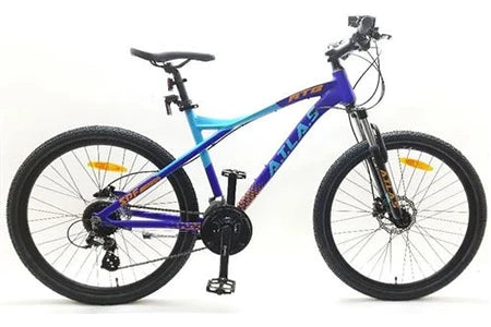 VTT Eden Bikes Vélo VTT 26 Mixte Bleu ATLAS / avec Cadre rigide et Fourche télescopique