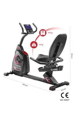 Vélo d'appartement Care Vélo semi allongé - - CARDIO MASTER DELUXE
