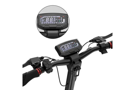 Trottinette électrique iScooter Trottinette Electrique iX7 Pro 1000W*2 Double Entraînement-Autonomie 80km- 17.5Ah- Pneus 10 Pouces 150 kg-Avec Écran LCD et Sac