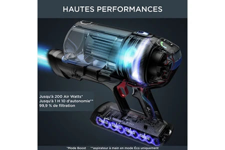 Aspirateur balai Rowenta Aspirateur balai laveur sans fil X-FORCE FLEX 14.60 Modele Aqua YY5508FE