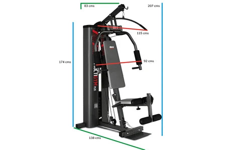 Banc de musculation BH Fitness Multigym Plus G112B Black