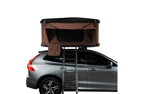 Tente MonsterShop Tente de Toit Marronne Pour Voiture Camping - 2 à 3 pers Rigide