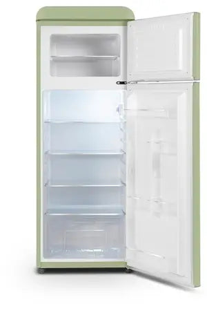 Réfrigérateur congélateur en haut Schneider SCDD208VVA vintage retro annees 50