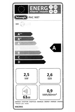 Climatiseur mobile Delonghi PAC N87 SILENT CLIM MOBILE