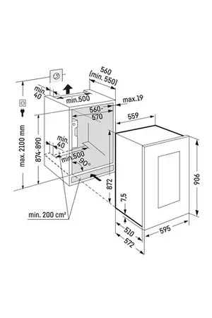 Cave multi-températures Liebherr EWTGB 1683-26