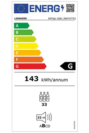 Cave multi-températures Liebherr EWTGB 1683-26