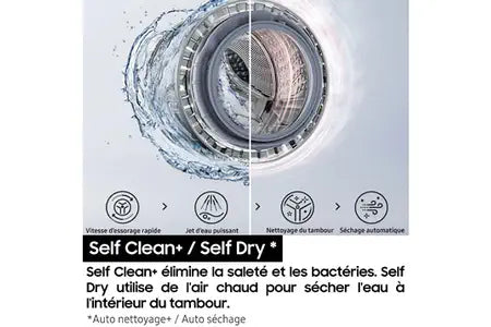 Lave-linge séchant Samsung Bespoke AI Laundry Combo WD18DB8995BZ