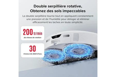 Aspirateur robot Roborock QREVO CURV