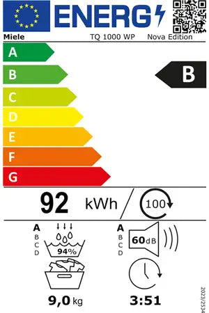 Sèche-linge pompe à chaleur Miele TQ 1000 WP