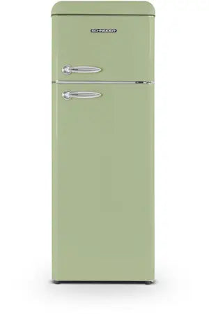 Réfrigérateur congélateur en haut Schneider SCDD208VVA vintage retro annees 50