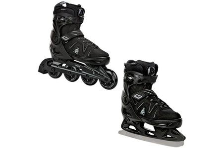 Rollers Raven Roller en ligne Pulse Pro du 40 au 43 + patin a glace Adulte Enfant Mixte taille ajustable