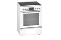 Cuisinière vitrocéramique Bosch Série 6 Cuisinière électrique pose-libre Blanc HKS79R220