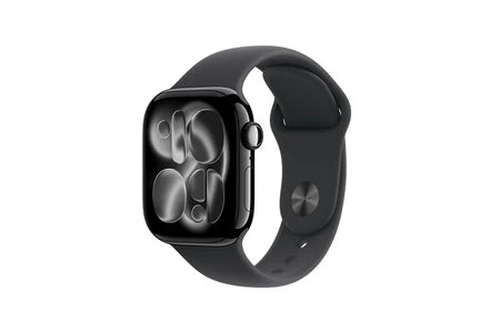 Apple watch Apple Watch Series 11 GPS 42mm Boitier en Aluminium Noir de Jais avec Bracelet Sport Noir - S/M