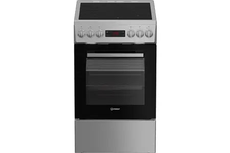 Cuisinière vitrocéramique Indesit I5V5LCS Silver