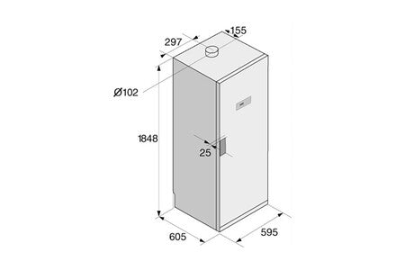 Sèche-linge à évacuation Asko DC7784V.W
