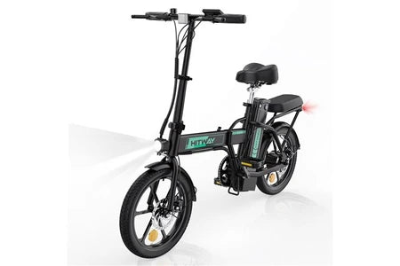 Vélo électrique&nbsp;Hitway Vélo Électrique pliable - BK5 - Pneu 16 pouces - Noir