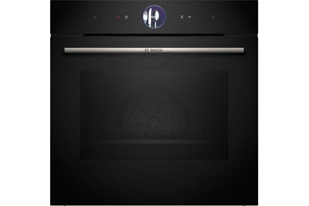Four encastrable Bosch Série 8 Four intégrable avec fonction vapeur 60 x 60 cm Noir HRG7764B1