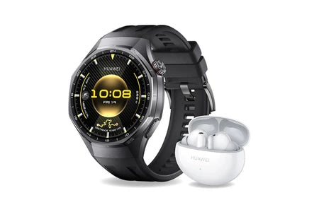 Montre connectée Huawei WATCH GT6 PRO 46MM NOIR+FREEBUDS 6I BLANCS