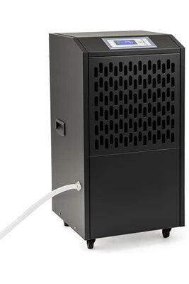 Déshumidificateur Giantex Déshumidificateur Mobile 118 L avec Tuyau de Vidange, Minuterie 24 H, Noir