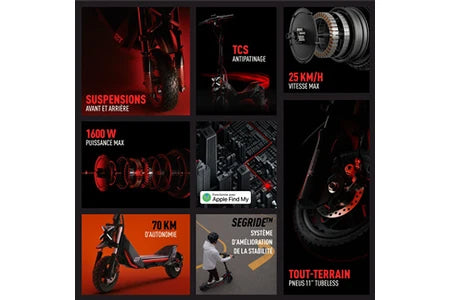 Trottinette électrique Segway ZT3 Pro E