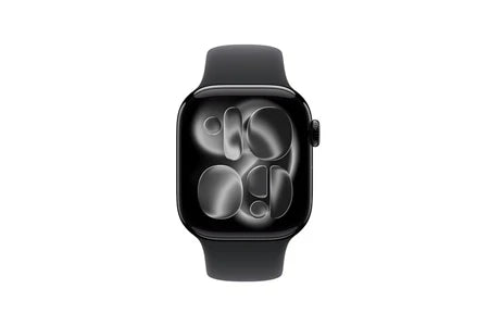 Apple watch Apple Watch Series 11 GPS 42mm Boitier en Aluminium Noir de Jais avec Bracelet Sport Noir - S/M
