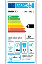 Sèche-linge à condensation Beko DC7230S