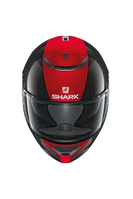 Casque de sport&nbsp;Shark Helmets SHARK Casque Intégral Spartan Carbon Skin Noir Rouge + Cagoule