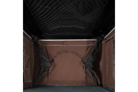 Tente MonsterShop Tente de Toit Marronne Pour Voiture Camping - 2 à 3 pers Rigide