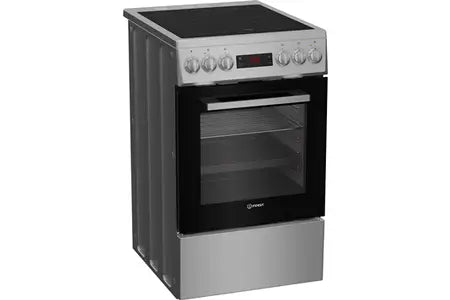 Cuisinière vitrocéramique Indesit I5V5LCS Silver