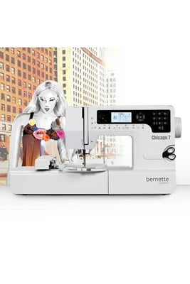 Machine à coudre Bernette Machine a coudre et à broder Chicago 7 - Avec module de broderie