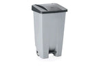 Poubelle WAS Germany Poubelle à pédale en Polypropylène 120 L noir L 410 mm l 510 mm H 870 mm