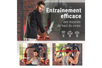 Machines de musculation et Home Gym Hop-Sport Station de Musculation Multifonction HS-1044K, Appareil de musculation, Multigym avec 1 station + 66 kg, Station de fitness avec poulie haute,