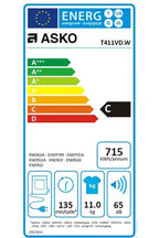 Sèche-linge à évacuation Asko T411VD.W