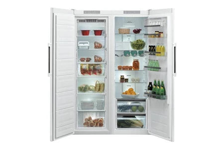 Congélateur armoire Whirlpool UW8 F2Y WBI F 2 - Congélateur - vertical - largeur : 59.5 cm - profondeur : 63 cm - hauteur : 187.5 cm - 263 litres - classe E - blanc global