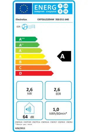 Climatiseur mobile Electrolux EXP26U339AW