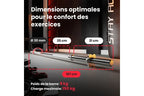 Banc de musculation Hop-Sport Ensemble d'haltères 106 kg et Banc de Musculation Multifonction HS-1065, Pupitre de Biceps, Papillon, Poulie haute, Set de disques de poids en fonte