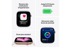 Apple watch Apple Watch Series 11 GPS 42mm Boitier en Aluminium Noir de Jais avec Bracelet Sport Noir - S/M