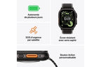 Apple watch Apple Watch Ultra 3 GPS + Cellular 49mm Boitier en Titane Noir avec Bracelet Océan Noir