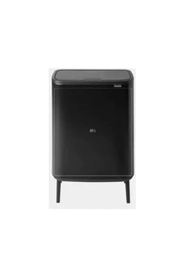Poubelle Brabantia Poubelle Touch Bo Touch Bin Hi, 60L - Matt Black 130229