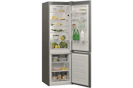 Réfrigérateur 1 porte Whirlpool Réfrigérateur Congélateur Bas - W5921Eox2 - 372 L (261L +111 L) - Froid Statique - L59,5 Cm X H 201,1 Cm - Optic Inox