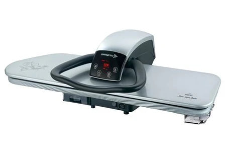 Table a repasser Speedypress Presse à repasser à vapeur Professional 100 HD-S Argent 2600 Watt 101cm avec support (+ accessoires)
