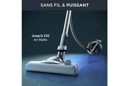 Aspirateur sans sac Rowenta X-Ô 160 SANS FIL FLEX SILENCIEUX ULTRA Léger IX7777EA