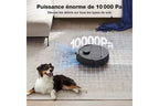 Aspirateur robot Ecovacs Aspirateur Robot N30 PRO Omni Noir, Robot Aspirateur Laveur Avec Omni Station, 10000Pa, Nettoyage Humide adaptatif TruEdge