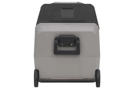 Glacière vidaXL Glacière avec roue et poignée noir et gris 60 L PP et PE