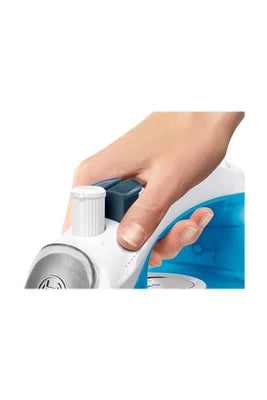 Fer à repasser Bosch Sensixx'x DA10 SensorSecure TDA1024210 - Fer à vapeur avec fermeture automatique - semelle : Palladium-glissee - 2400 Watt - bleu nuit magique/bleu