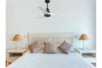 Ventilateur de plafond Klassfan Ventilateur de plafond Réversible Thermostat Wifi Moteur à courant continu Toits en pente Télécommande Hypersilence Mémoire Shopify Vendible