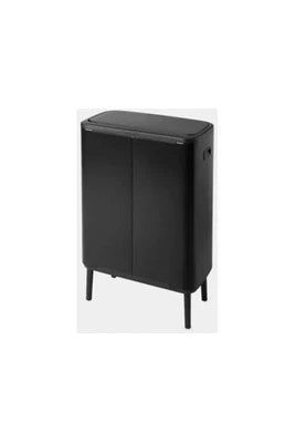 Poubelle Brabantia Poubelle Touch Bo Touch Bin Hi, 60L - Matt Black 130229