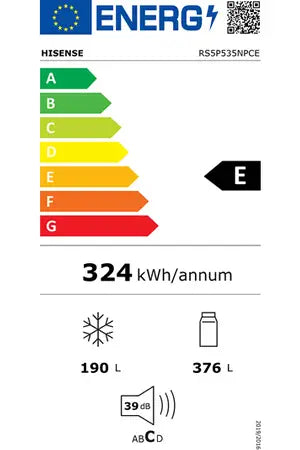 Réfrigérateur américain Hisense RS5P535NPCE