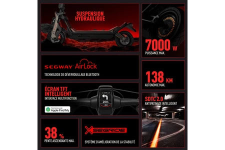 Trottinette électrique&nbsp;Segway SuperScooter GT3 Pro